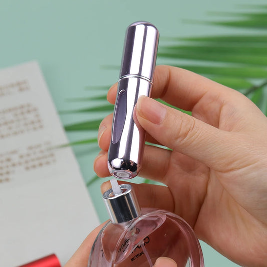 Atomiseur de Parfum Portable en Aluminium Rechargeable pour le Voyage