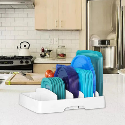 DESOUTILS Plastic Dish Divider Organizer