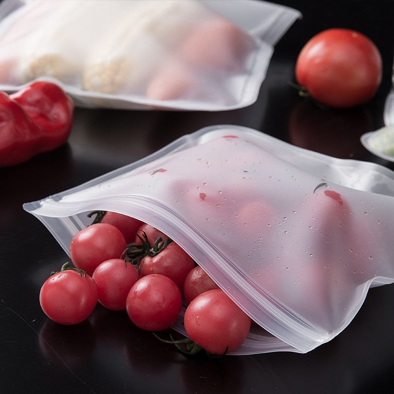Reusable Silicone Food Storage Bag - Freshness Guaranteed!