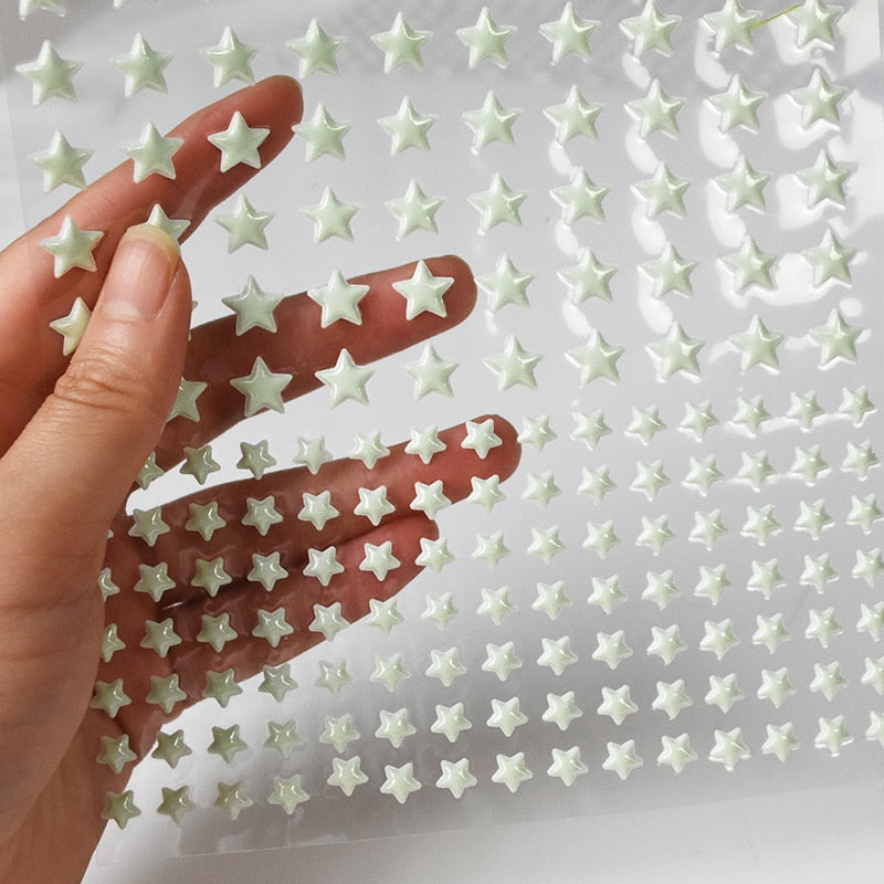 Luminous 3D stars and dots wall sticker for the child's bedroom