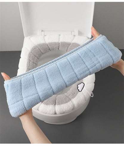 Universal toilet seat cover