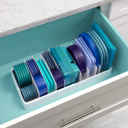 DESOUTILS Plastic Dish Divider Organizer