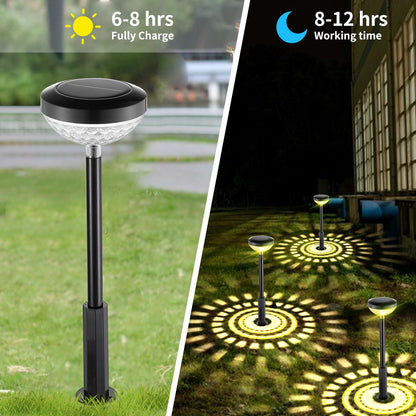 Waterproof LED solar light with color changing