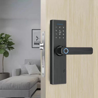 Smart door lock with biometric security and Wi-Fi