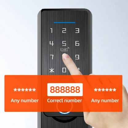 Serrure de porte intelligente avec sécurité biométrique et Wi-Fi