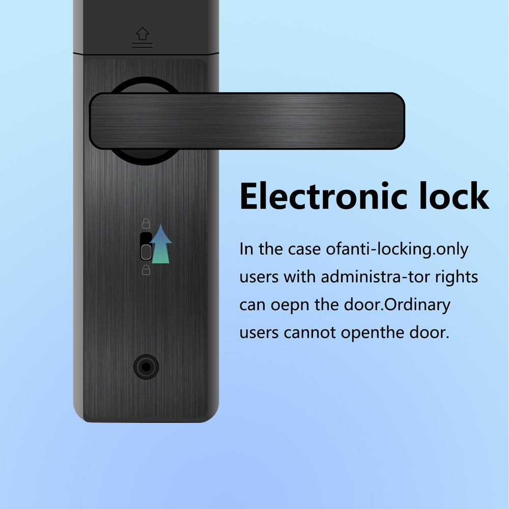 Smart door lock with biometric security and Wi-Fi