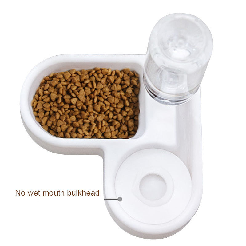 DESOUTILS Automatic Water and Food Dispenser Bowl