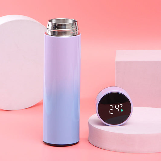Insulated bottle with sensor