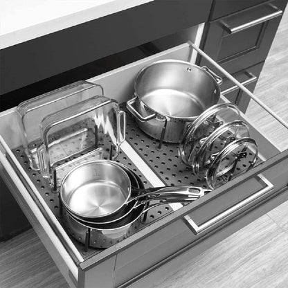 DishWare- Adjustable Kitchen Dish Drying Rack Storage Organizer