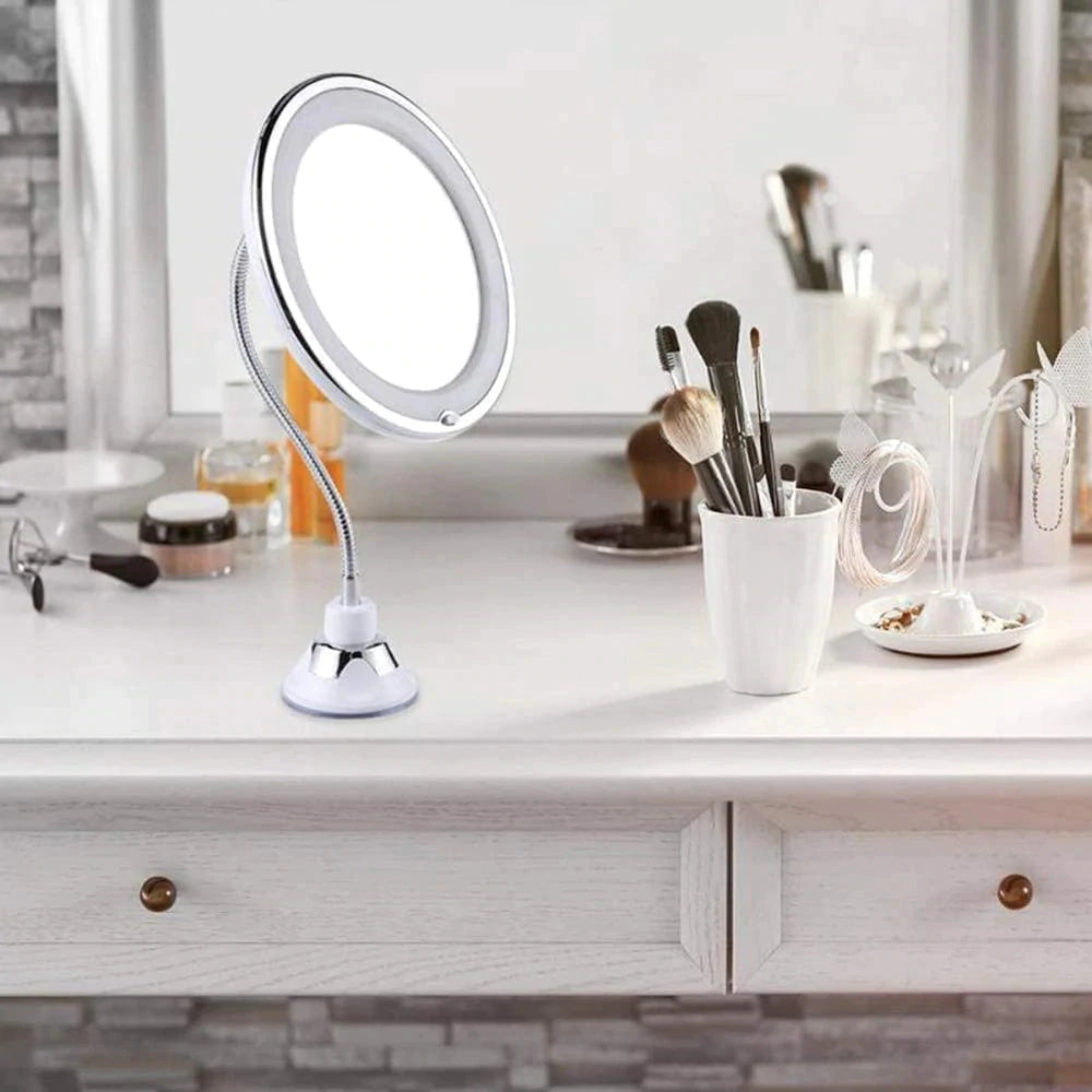 Make-It-Bright 10-кратное увеличительное зеркало для макияжа с подсветкой