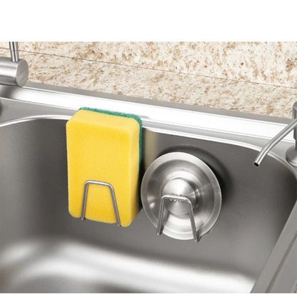 Self-Adhesive Stainless Steel Drain Rack