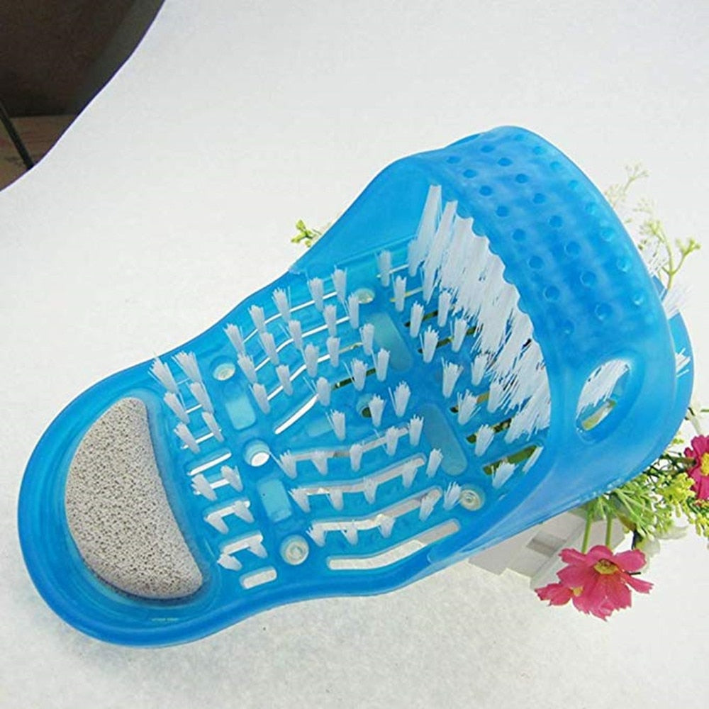 PVC shower brush for feet and shoes 