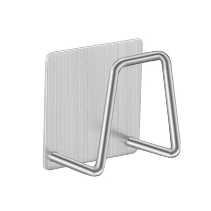 Self-Adhesive Stainless Steel Drain Rack