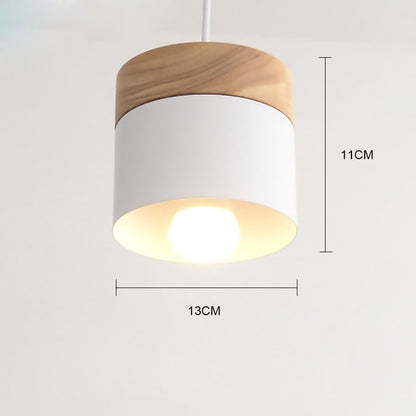 Современный минималистский скандинавский дизайн, деревянный подвесной светодиодный потолочный светильник