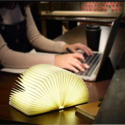 Складной светодиодный 3D ночник в форме книги - DesOutils