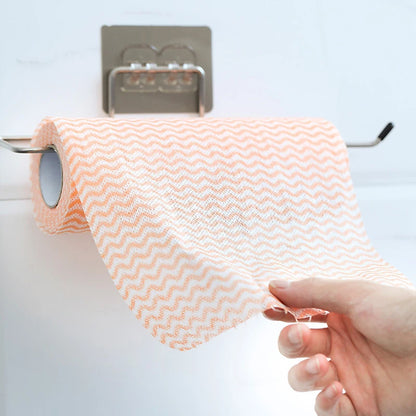 Hanging toilet paper storage accessory