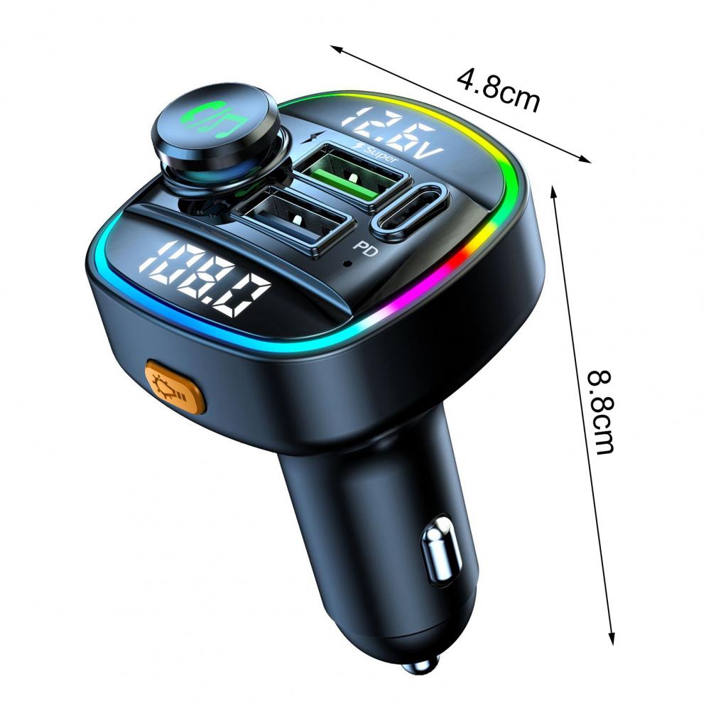 MP3 Player with Dual USB Fast Charger for Automotive