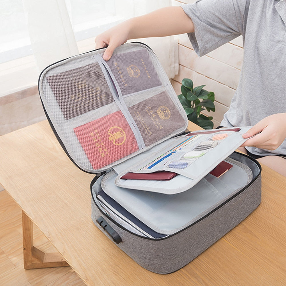 Multi-layer document storage bag