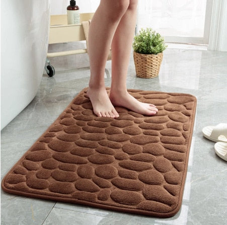 Cobblestone Non-Slip Bath Mat