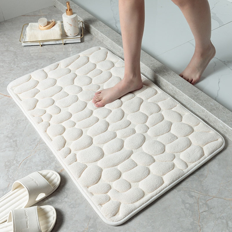 Cobblestone Non-Slip Bath Mat