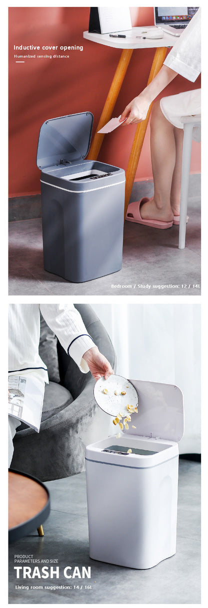 E-Smart Trash Can Smart Sensor Electronic Trash Can