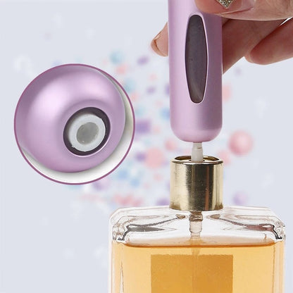 Portable Aluminum Refillable Perfume Atomizer for Travel
