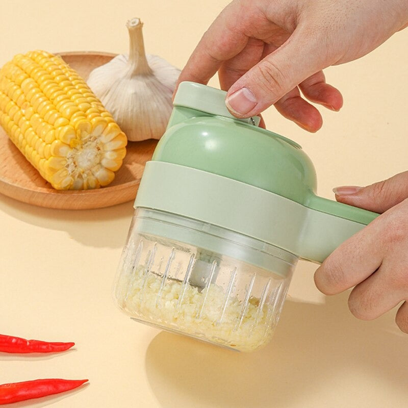 Ensemble de coupe-légumes électrique portable