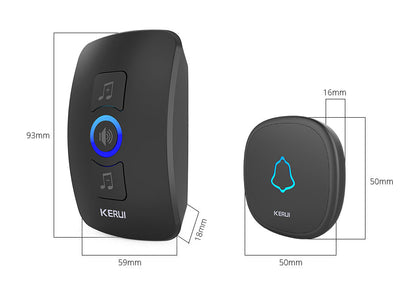 KERUI Wireless Doorbell, Waterproof Outdoor Wireless Chime