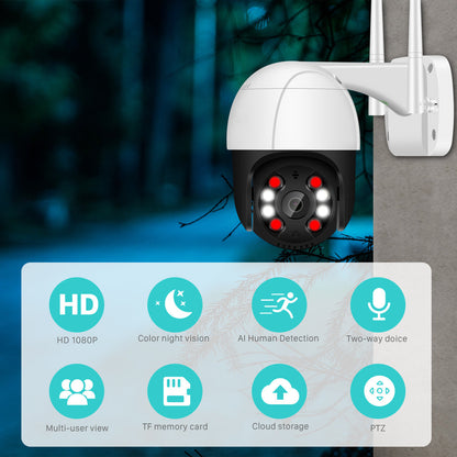 WiFi Camera - Human Detection CCTV Camera with Digital Zoom