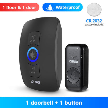 KERUI Wireless Doorbell, Waterproof Outdoor Wireless Chime