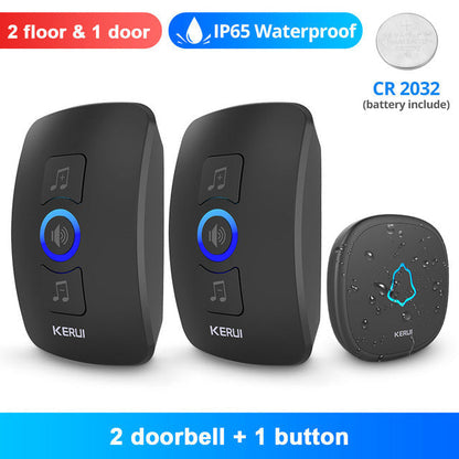 KERUI Wireless Doorbell, Waterproof Outdoor Wireless Chime